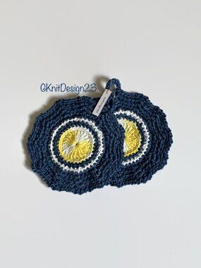 Crochet Pot Holders, Handmade Farmhouse Decor, Kitchen Decor